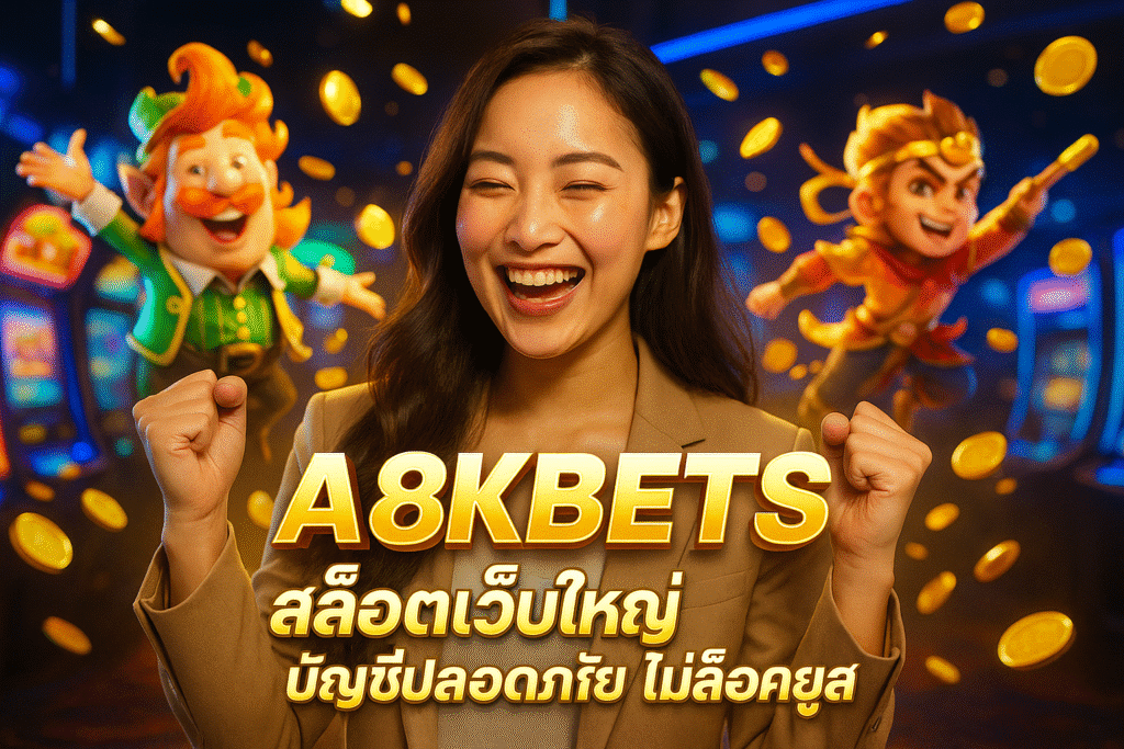A8KBETS สล็อตเว็บใหญ่ บัญชีปลอดภัย ไม่ล็อคยูส