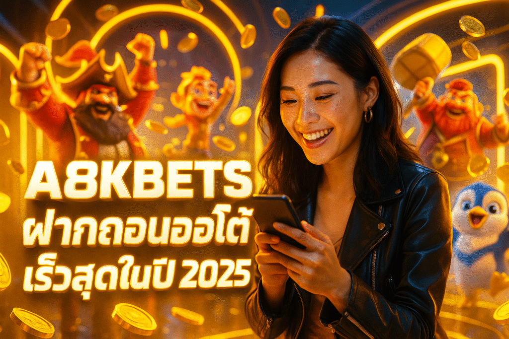 A8KBETS ฝากถอนออโต้ เร็วสุดในปี 2025
