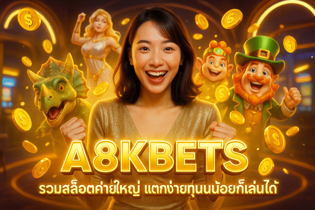 A8KBETS รวมสล็อตค่ายใหญ่ แตกง่ายทุนน้อยก็เล่นได้