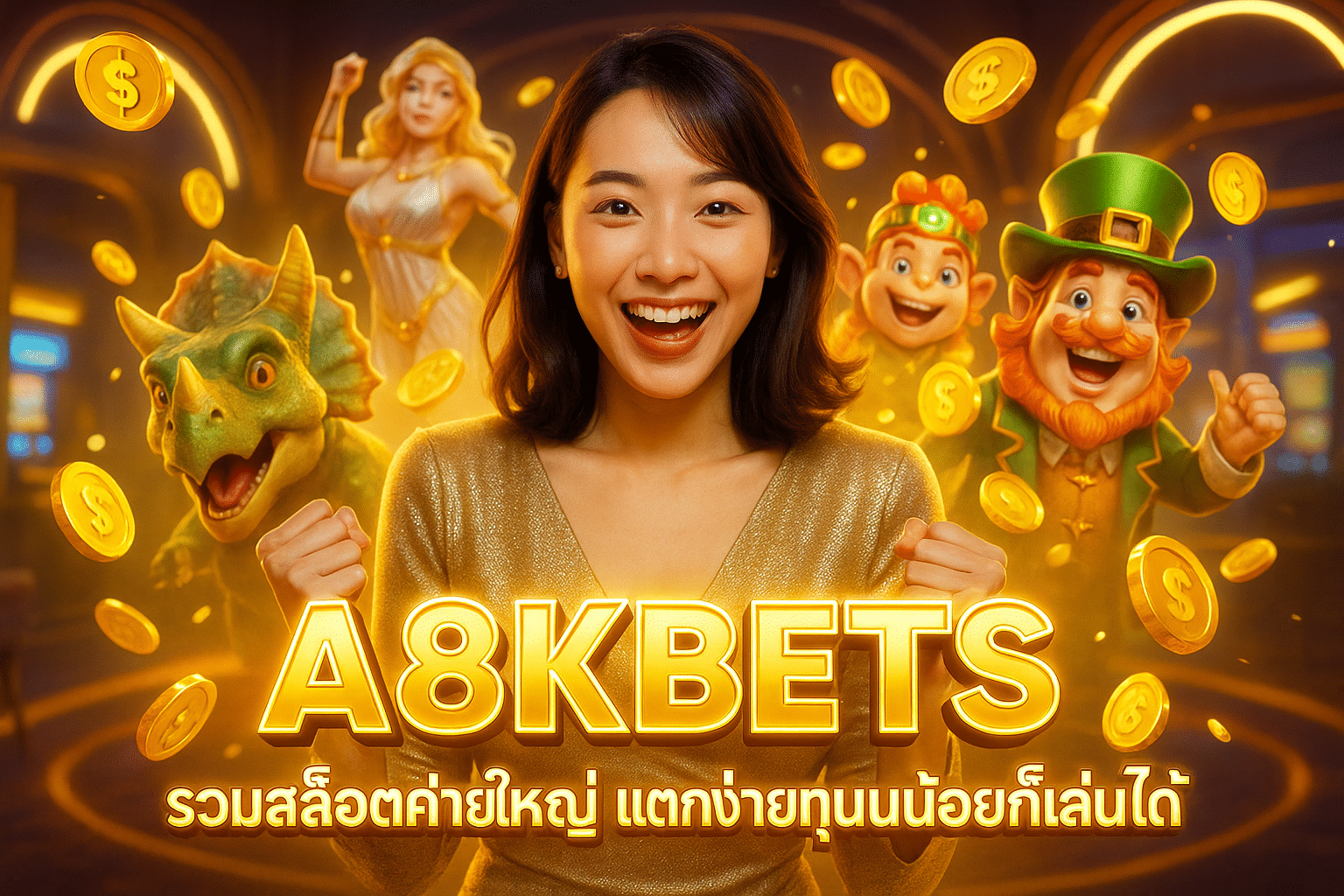 A8KBETS รวมสล็อตค่ายใหญ่ แตกง่ายทุนน้อยก็เล่นได้