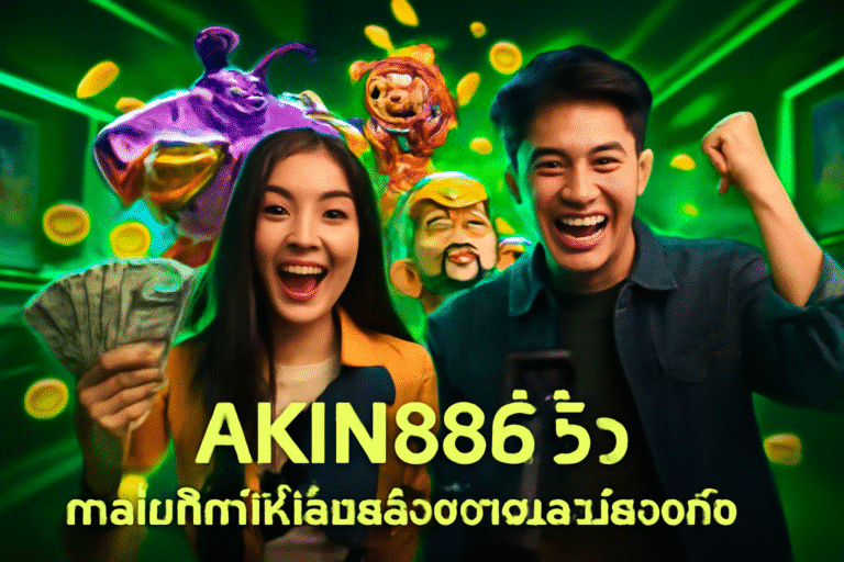 AKIN888 รีวิว: คาสิโนที่ทำให้เล่นสล็อตง่ายและปลอดภัย